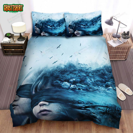 Bird Box (2018) Cross The River Movie Poster Bed Sheets Spread Comforter Duvet Cover Bedding Set