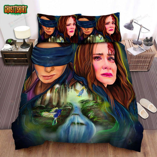 Bird Box (2018) Mourn Movie Poster Bed Sheets Spread Comforter Duvet Cover Bedding Set