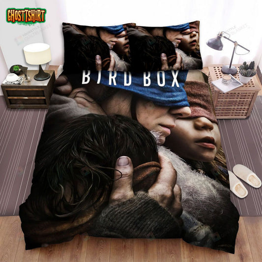 Bird Box (2018) Poster Movie Poster Bed Sheets Spread Comforter Duvet Cover Bedding Set Ver 1