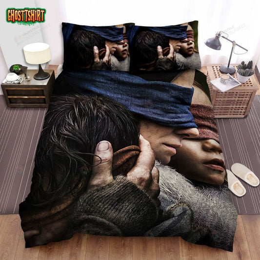 Bird Box (2018) Sandra Bullock Movie Poster Bed Sheets Spread Comforter Duvet Cover Bedding Set