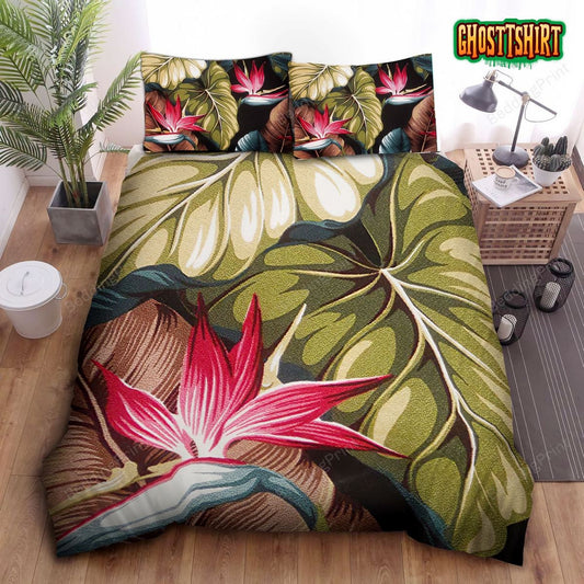 Bird Of Paradise Bed Sheets Duvet Cover Bedding Set