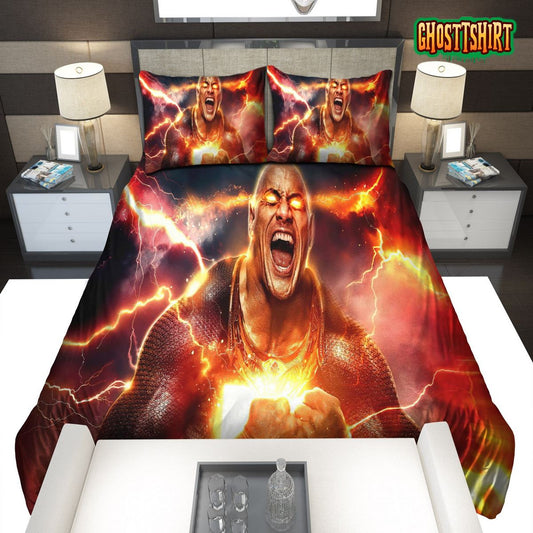 Black Adam 2022 Dwayne Johnson Bedding Set