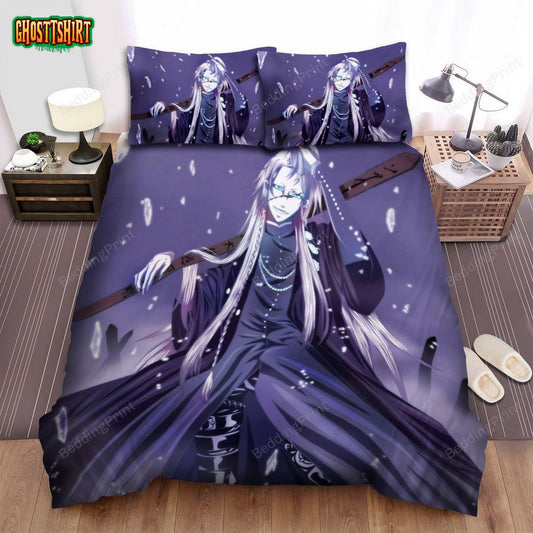 Black Butler Undertaker With The Ice Bed Sheets Duvet Cover Bedding Set