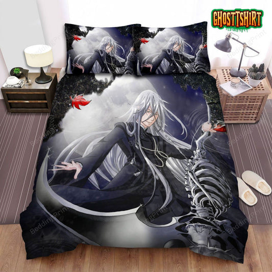Black Butler Undertaker With The Skeleton Bed Sheets Duvet Cover Bedding Set