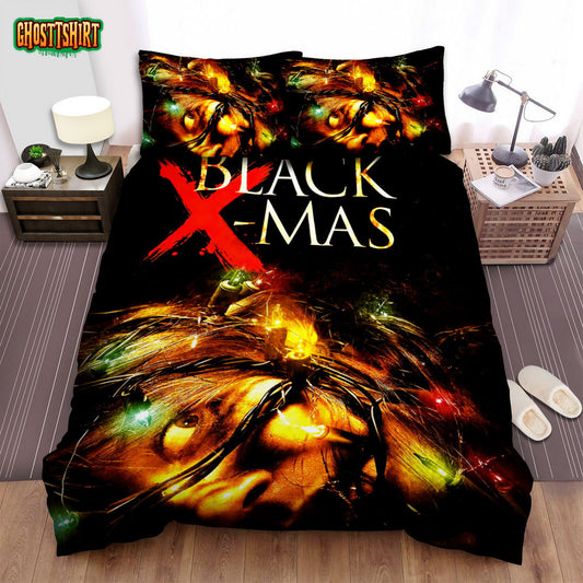 Black Christmas Movie Poster 2 Bed Sheets Spread Comforter Duvet Cover Bedding Set