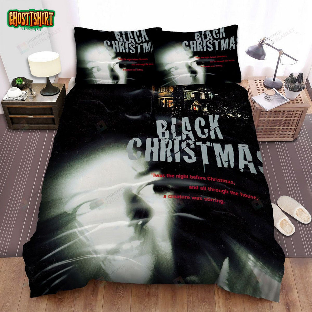Black Christmas Movie Poster I Photo Bed Sheets Spread Comforter Duvet Cover Bedding Set
