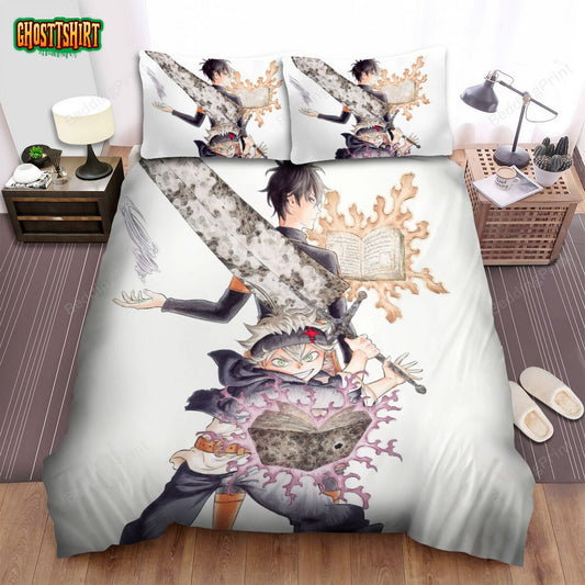 Black Clover (2017–2021) Jump Festa 2016 Special Movie Poster Bed Sheets Duvet Cover Bedding Set