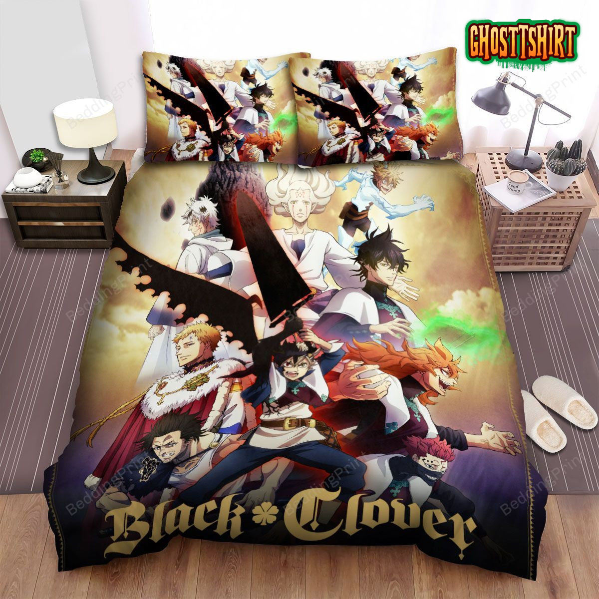Black Clover Season 2 Characters Bed Sheets Duvet Cover Bedding Set