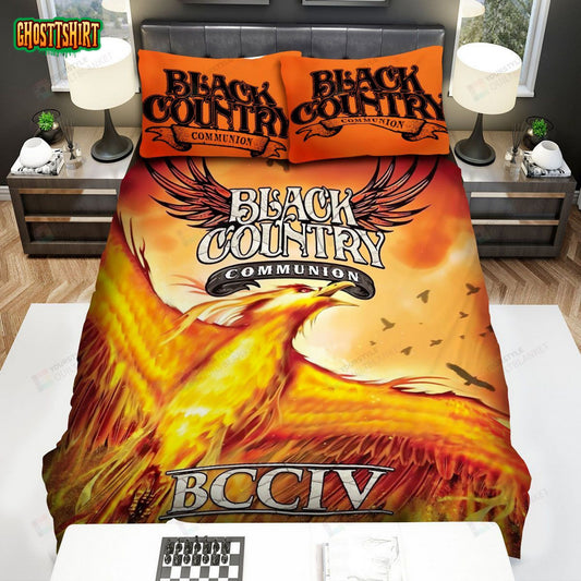 Black Country Communion Band Bcciv Bed Sheets Spread Comforter Duvet Cover Bedding Set