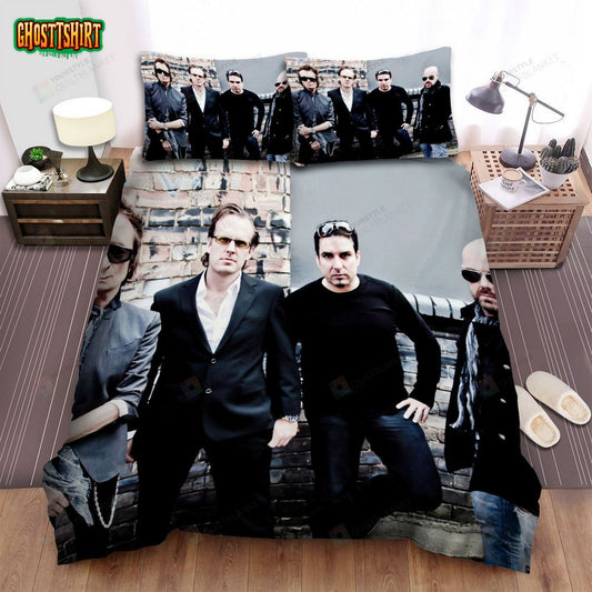 Black Country Communion Band Brick Bed Sheets Spread Comforter Duvet Cover Bedding Set