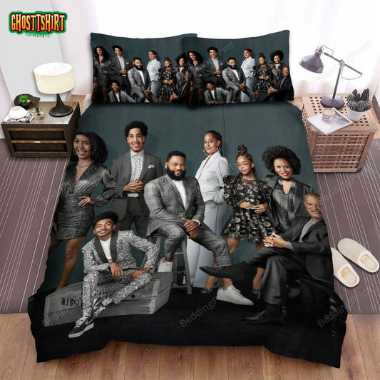 Black-Ish (2014–2022) Movie Poster 4 Bed Sheets Duvet Cover Bedding Set