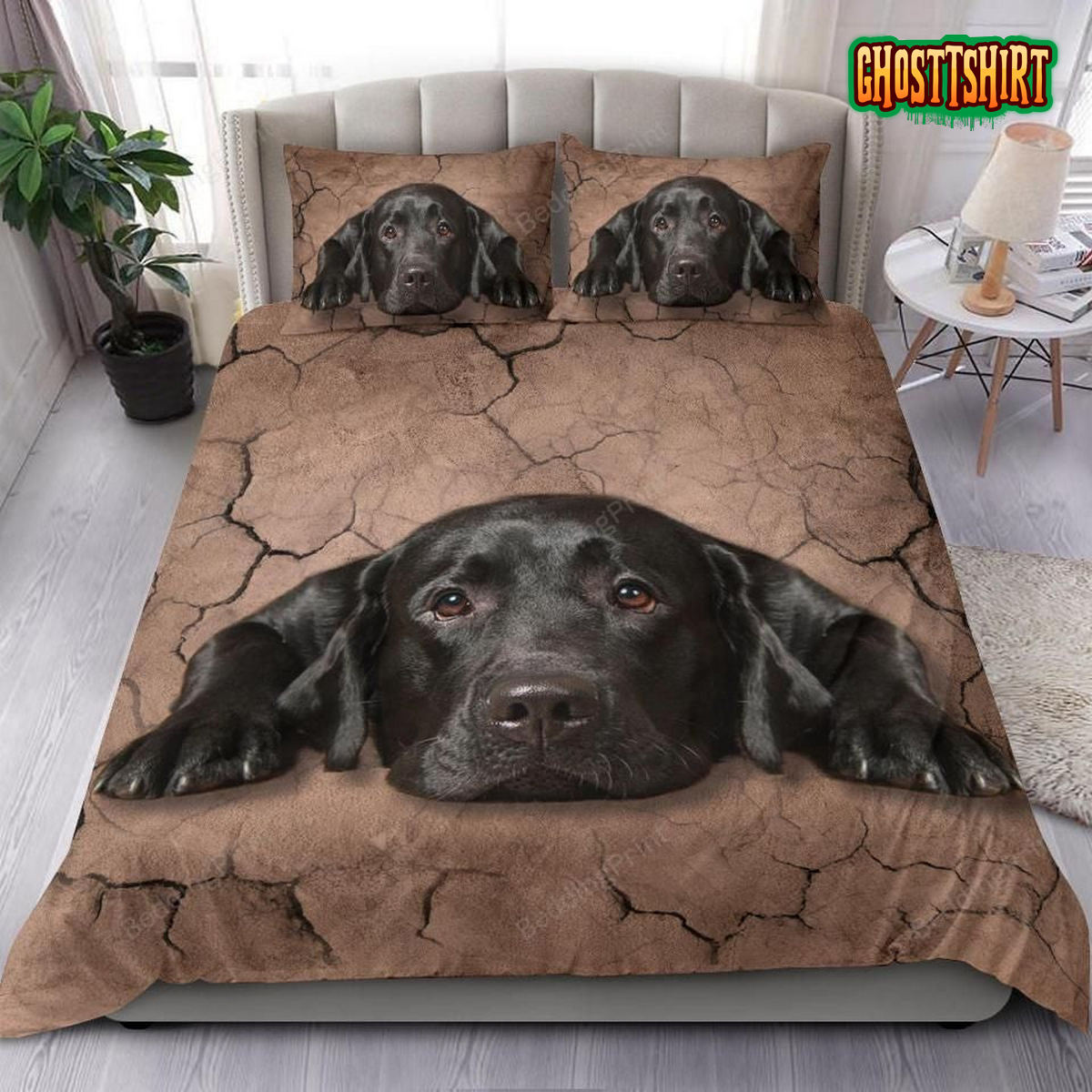 Black Labrador Bedding Set