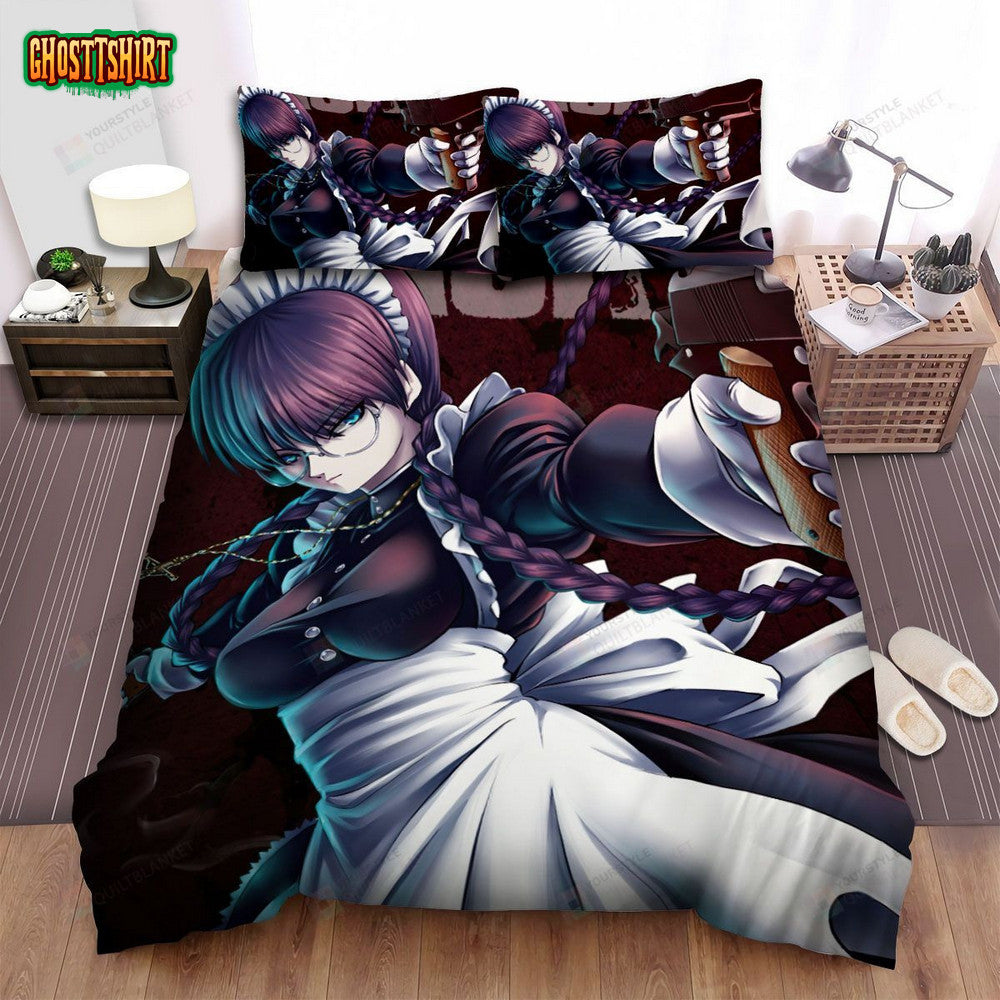 Black Lagoon Character Roberta Bed Sheets Spread Comforter Duvet Cover Bedding Set