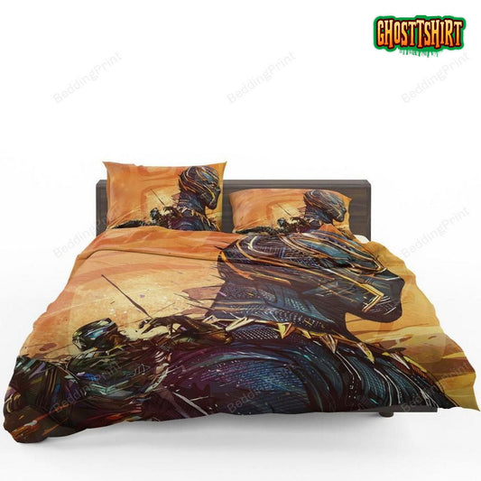 Black Panther Artwork Marvel Comics Bedding Set