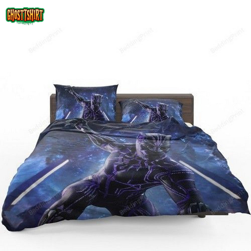 Black Panther The Fictional Superhero 3D Duvet Cover Bedding Set