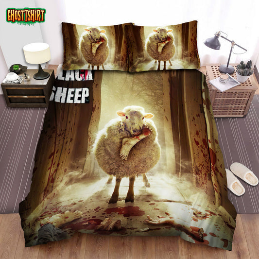 Black Sheep The Sheep With Blood Scene Movie Bed Sheets Spread Comforter Duvet Cover Bedding Set