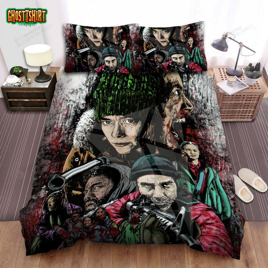 Black Summer Movie Digital Art Bed Sheets Spread Comforter Duvet Cover Bedding Set