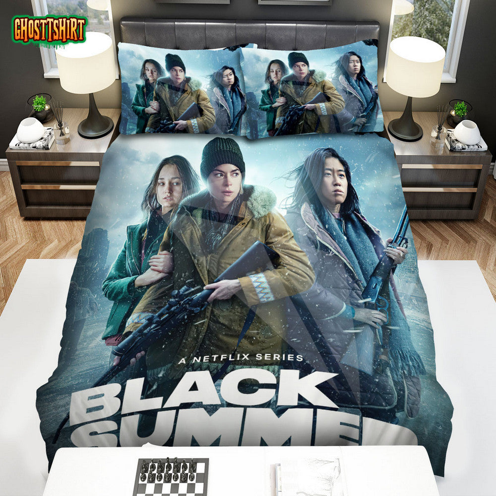 Black Summer Movie Poster 1 Bed Sheets Spread Comforter Duvet Cover Bedding Set
