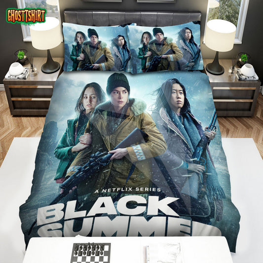Black Summer Movie Poster 1 Bed Sheets Spread Comforter Duvet Cover Bedding Set