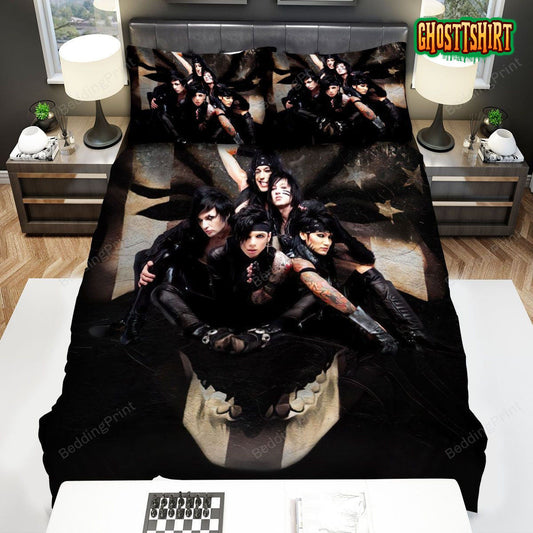 Black Veil Brides Music Group Members Bed Sheets Duvet Cover Bedding Set