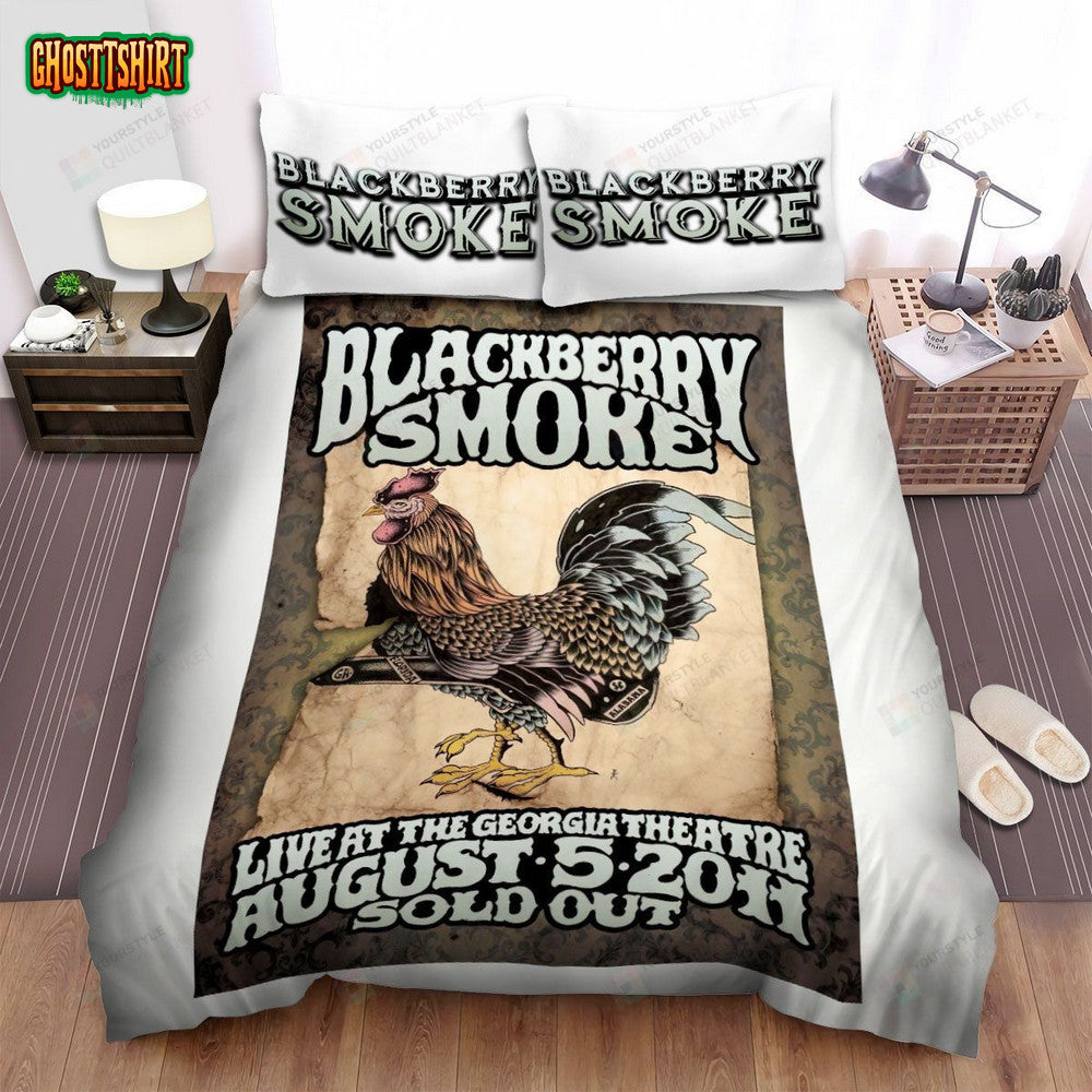 Blackberry Smoke Art Poster Bed Sheets Spread Comforter Duvet Cover Bedding Set