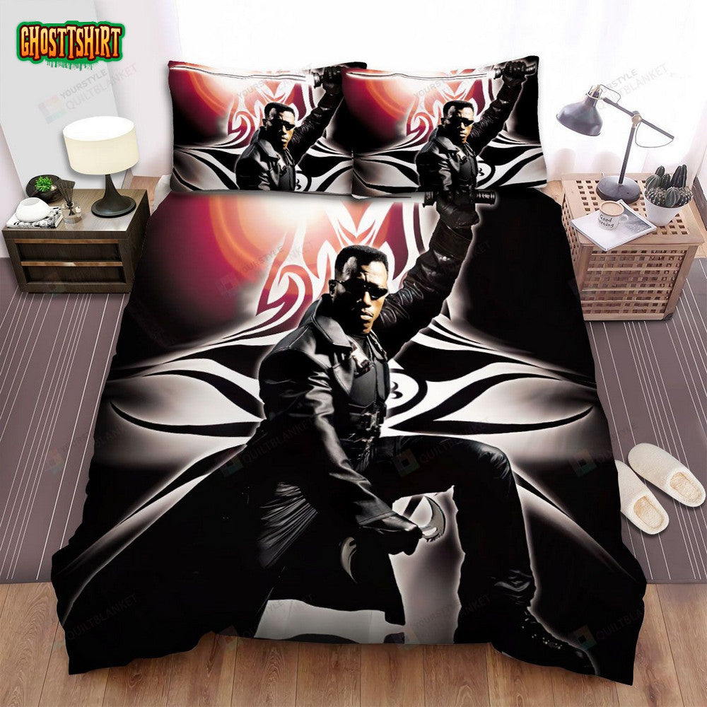 Blade Ii (2002) Pose Movie Poster Bed Sheets Spread Comforter Duvet Cover Bedding Set