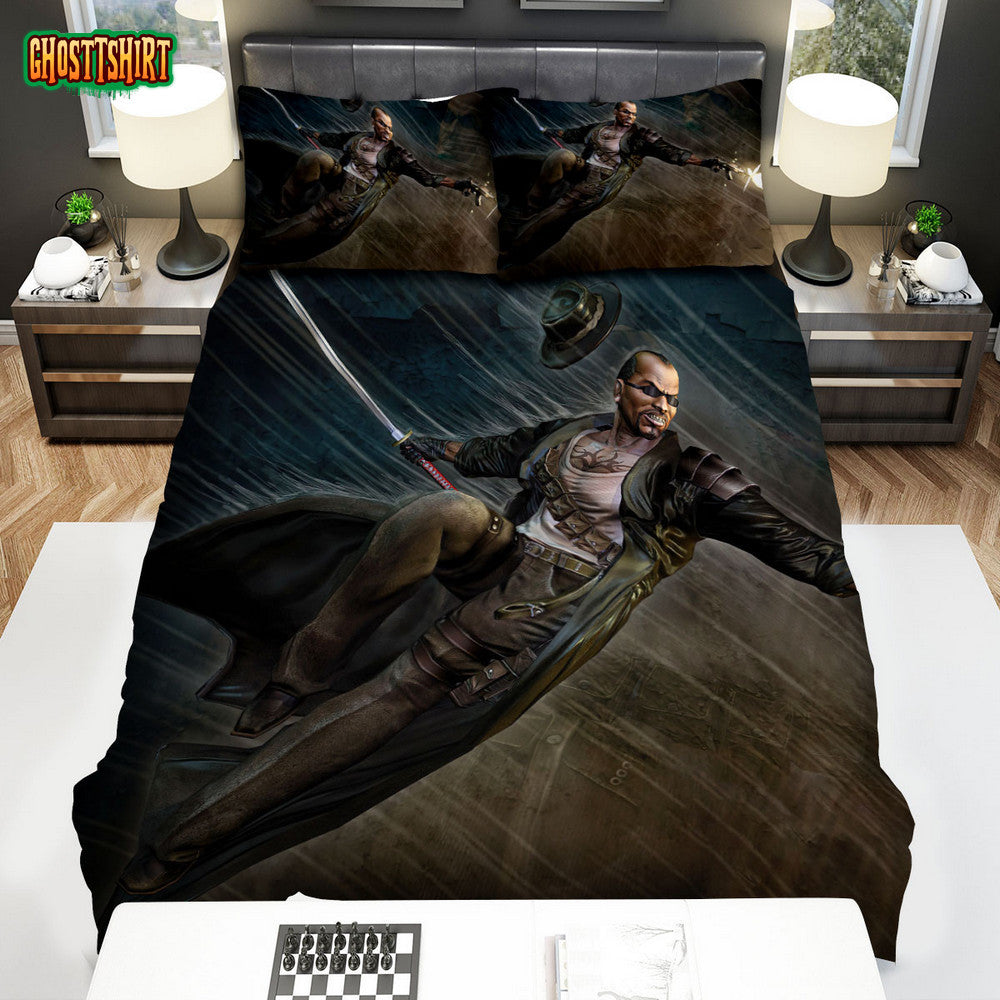Blade Ii (2002) Shooting Movie Poster Bed Sheets Spread Comforter Duvet Cover Bedding Set