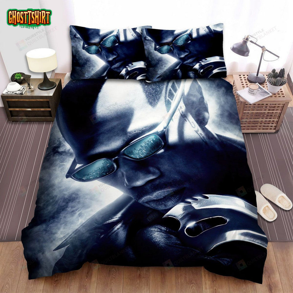 Blade Ii (2002) Silver Movie Poster Bed Sheets Spread Comforter Duvet Cover Bedding Set