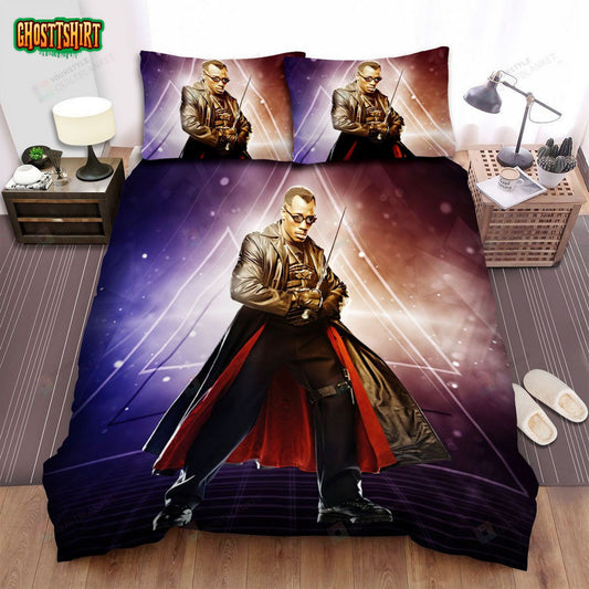 Blade Ii (2002) Wallpaper Movie Poster Bed Sheets Spread Comforter Duvet Cover Bedding Set