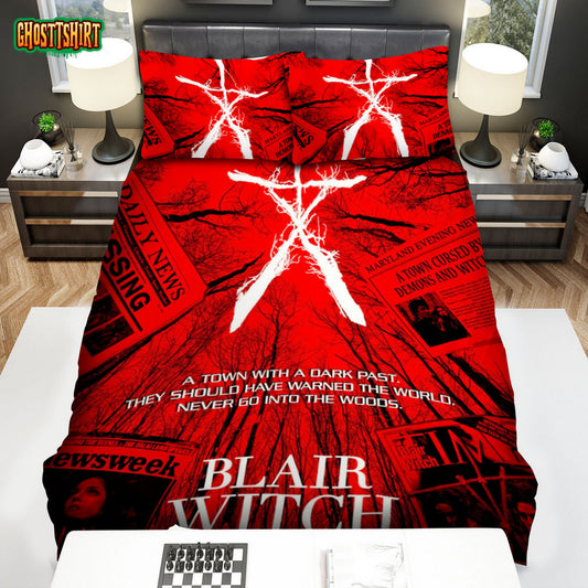 Blair Witch Movie Poster Ii Photo Bed Sheets Spread Comforter Duvet Cover Bedding Set