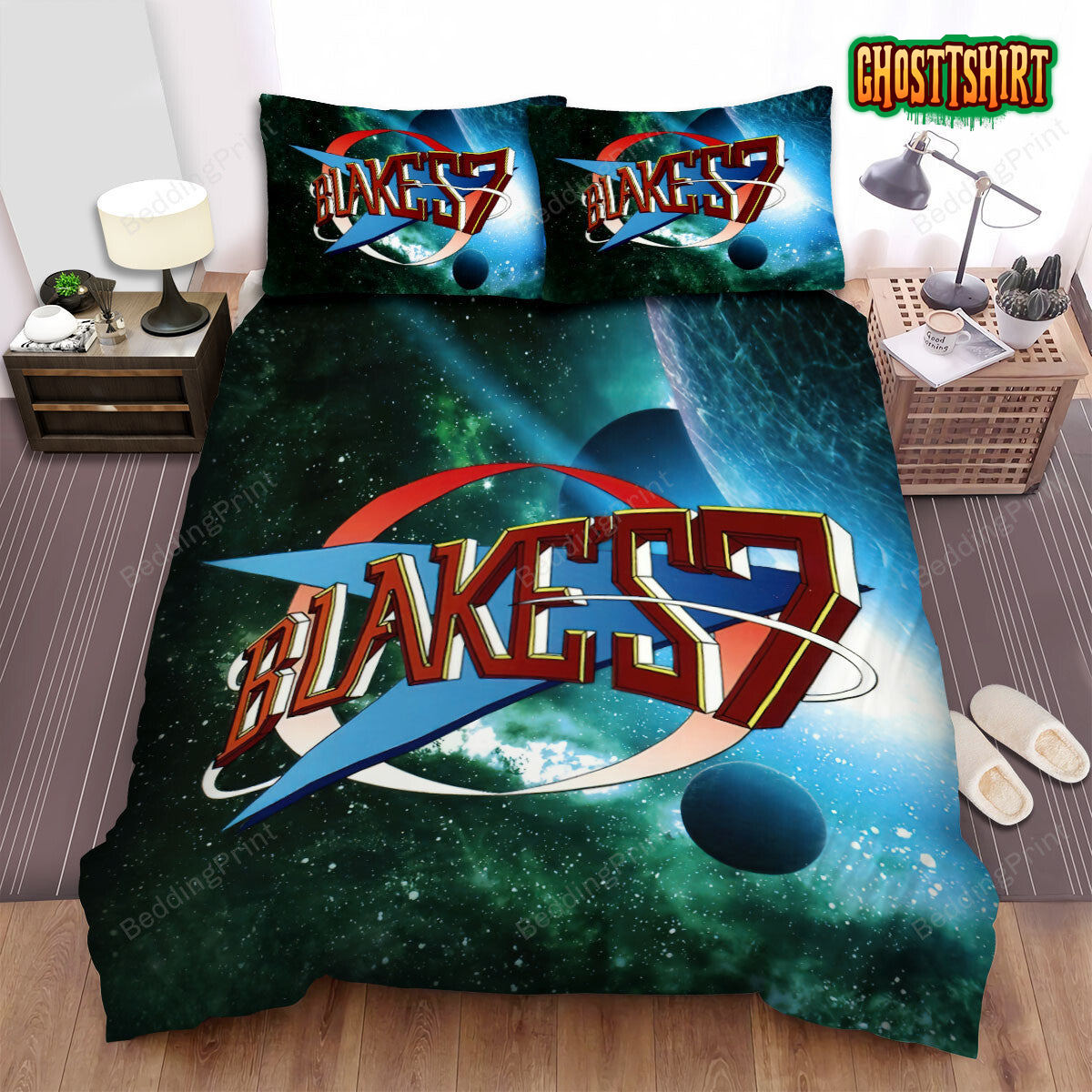 Blake's 7 Movie Poster 1 Bed Sheets Duvet Cover Bedding Set