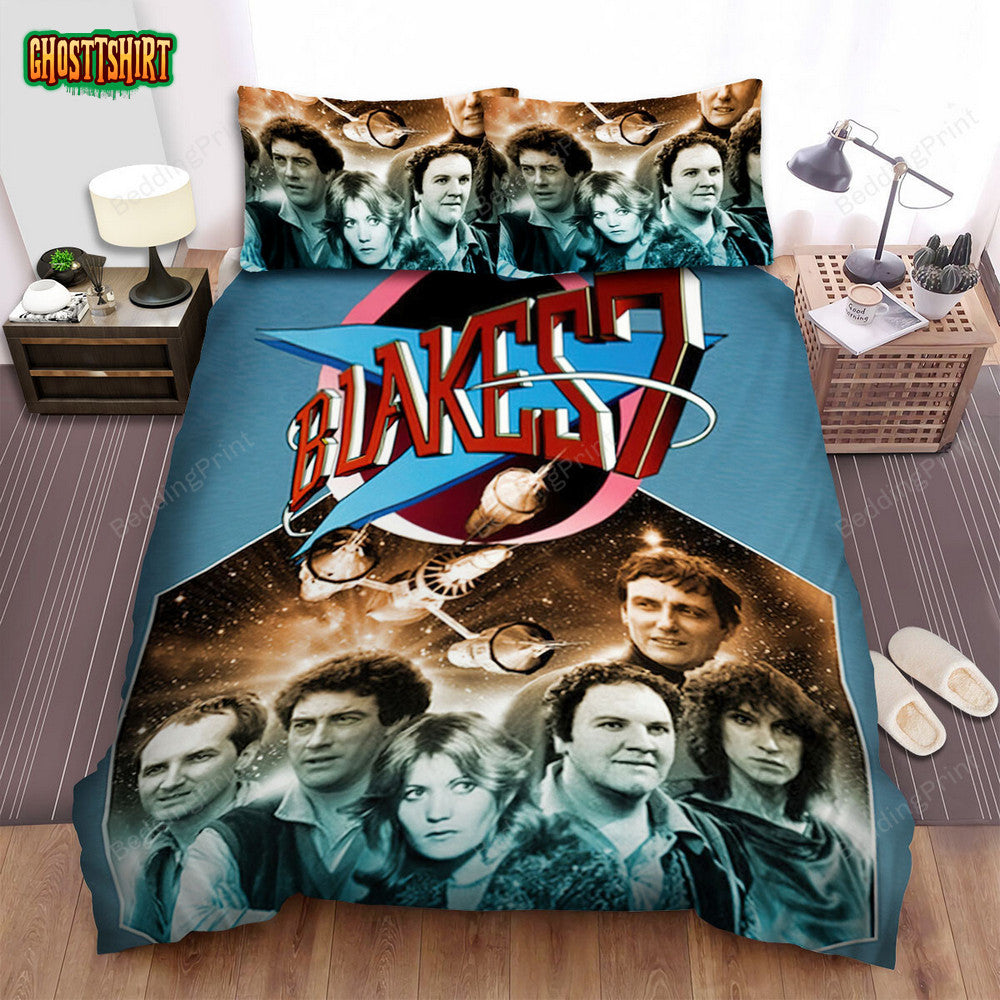 Blake's 7 Movie Poster 5 Bed Sheets Duvet Cover Bedding Set