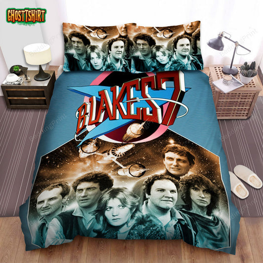 Blake's 7 Movie Poster 5 Bed Sheets Duvet Cover Bedding Set