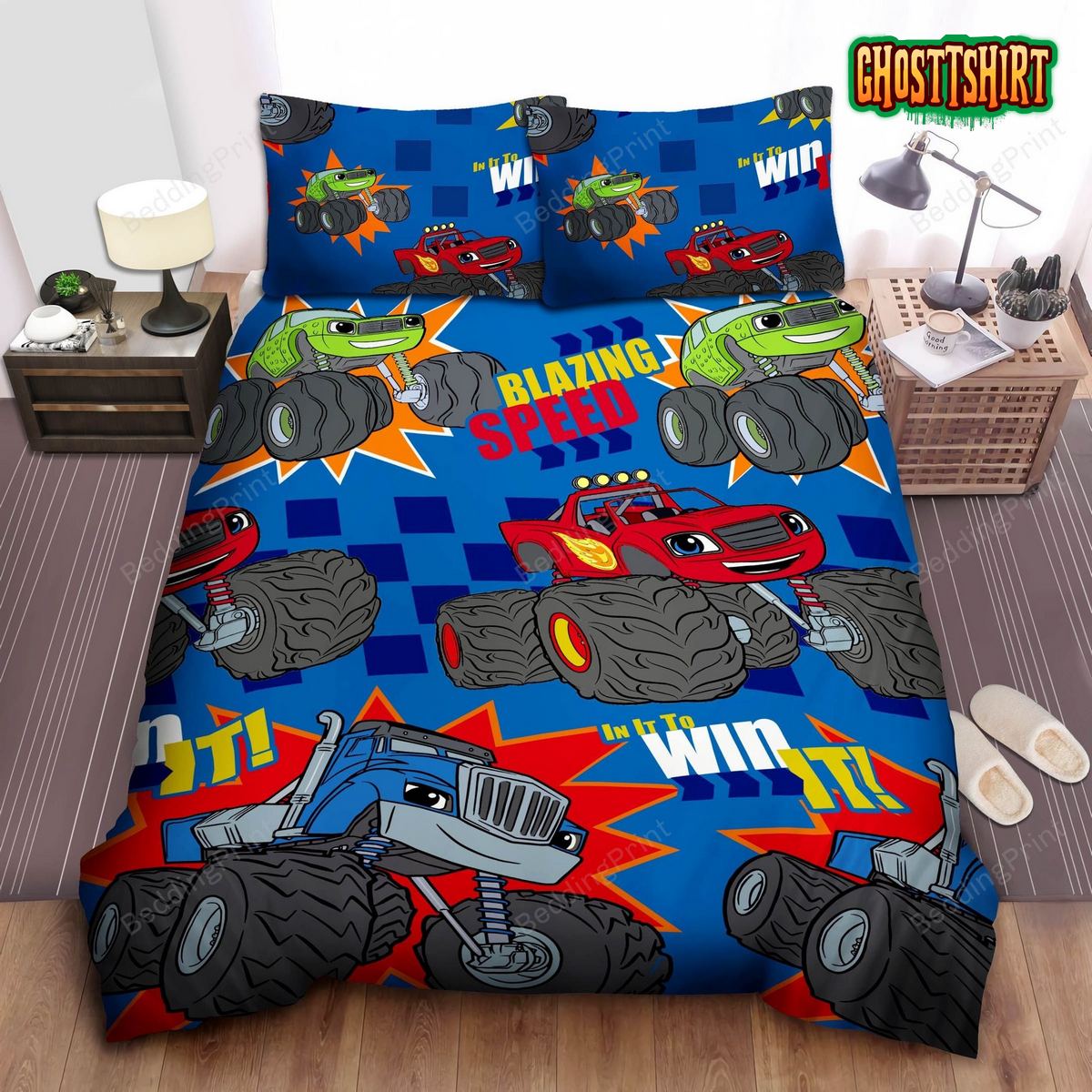 Blaze And The Monster Machines Reversible Duvet Blaze And The Monster Machines Bedding