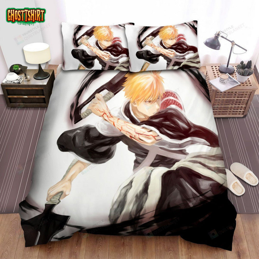 Bleach Characters Ichigo Bed Sheets Spread Comforter Duvet Cover Bedding Set
