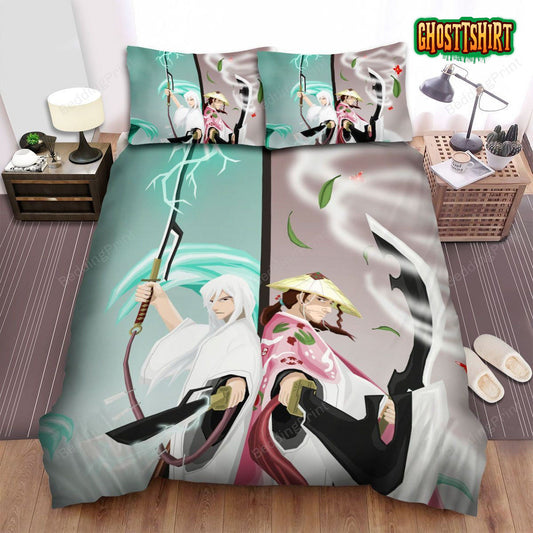 Bleach Characters Weapons Bed Sheets Duvet Cover Bedding Set