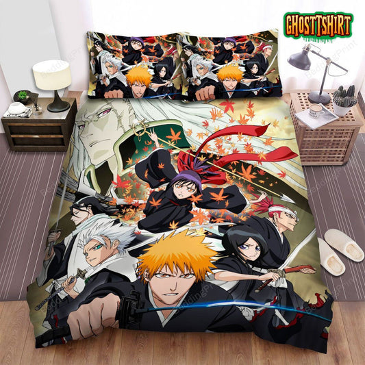 Bleach Memories Of Nobody Characters Bed Sheets Duvet Cover Bedding Set