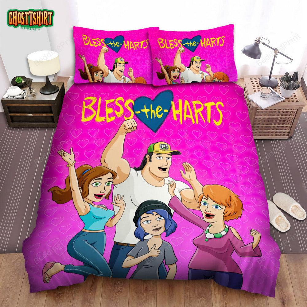Bless The Harts Season 1 Poster Bed Sheets Spread Duvet Cover Bedding Set
