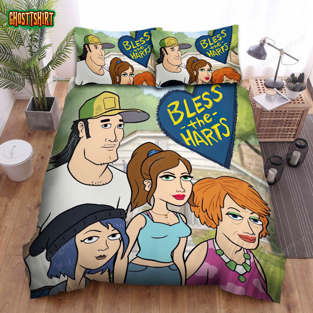 Bless The Harts Season 2 Poster Bed Sheets Spread Duvet Cover Bedding Set