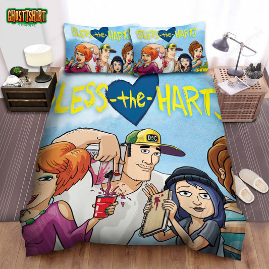 Bless The Harts The Poster Bed Sheets Spread Duvet Cover Bedding Set