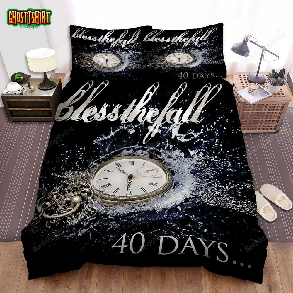 Blessthefall Band 40 Days Bed Sheets Duvet Cover Bedding Set