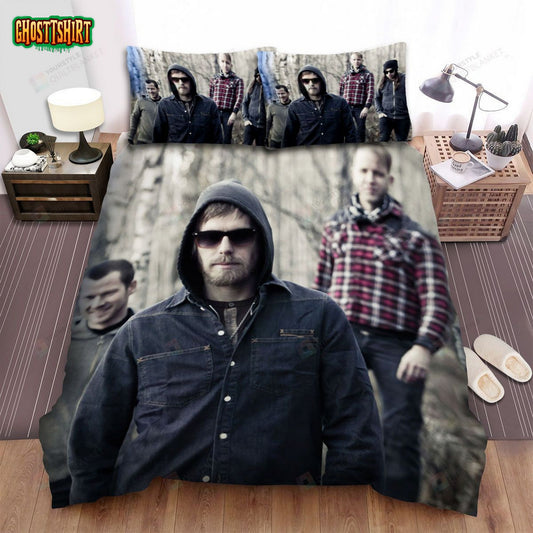 Blindside The Band Posting In The Forest Bed Sheets Spread Comforter Duvet Cover Bedding Set