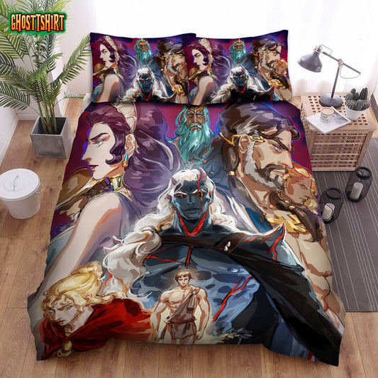 Blood Of Zeus Main Characters Key Artwork Bed Sheets Spread Duvet Cover Bedding Set