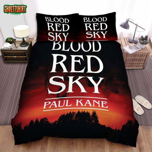 Blood Red Sky Paul Kane Movie Poster Bed Sheets Spread Comforter Duvet Cover Bedding Set