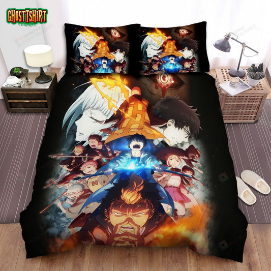 Blue Exorcist Kyoto Saga Characters Bed Sheets Spread Comforter Duvet Cover Bedding Set