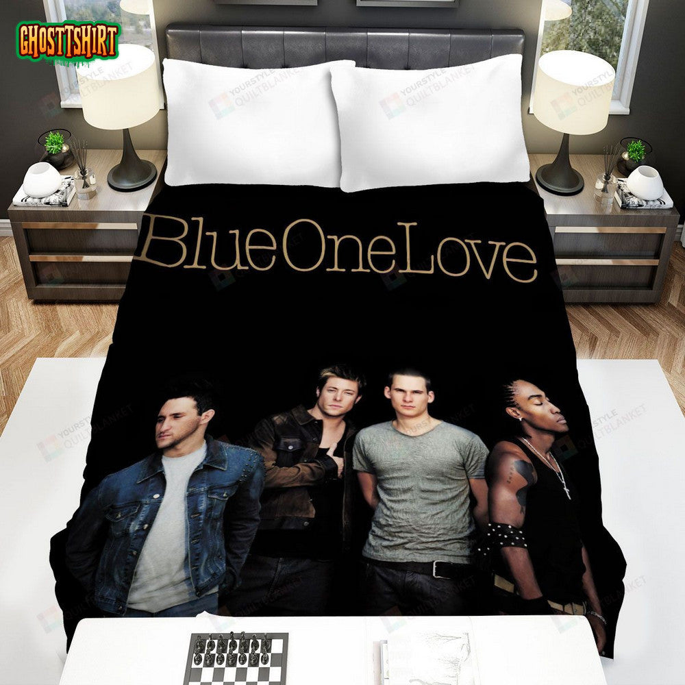 Blue (Music Band) One Love Bed Sheets Spread Comforter Duvet Cover Bedding Set