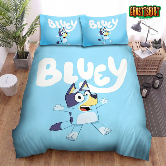 Bluey Solo Poster Bed Sheets Spread Duvet Cover Bedding Set