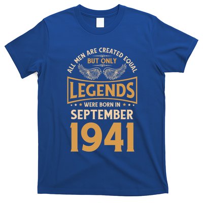 Birthday Legends Were Born In September 1941 Great Gift T-Shirt