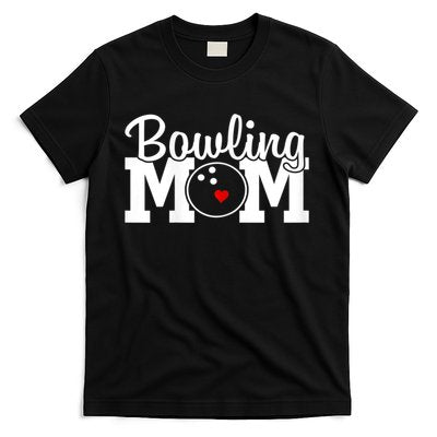 Bowling Mom Mothers Day Birthday Party For Women's Players T-Shirt
