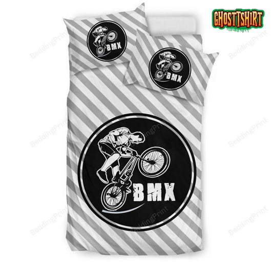 Bmx Bike Bed Sheets Duvet Cover Bedding Set